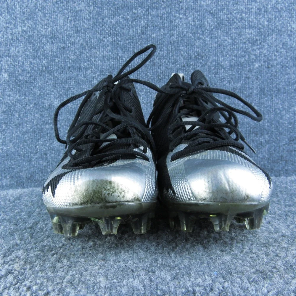 Nike Alpha Menace Football Men Sneaker Shoes Size 11 Medium‎ Silver Synthetic